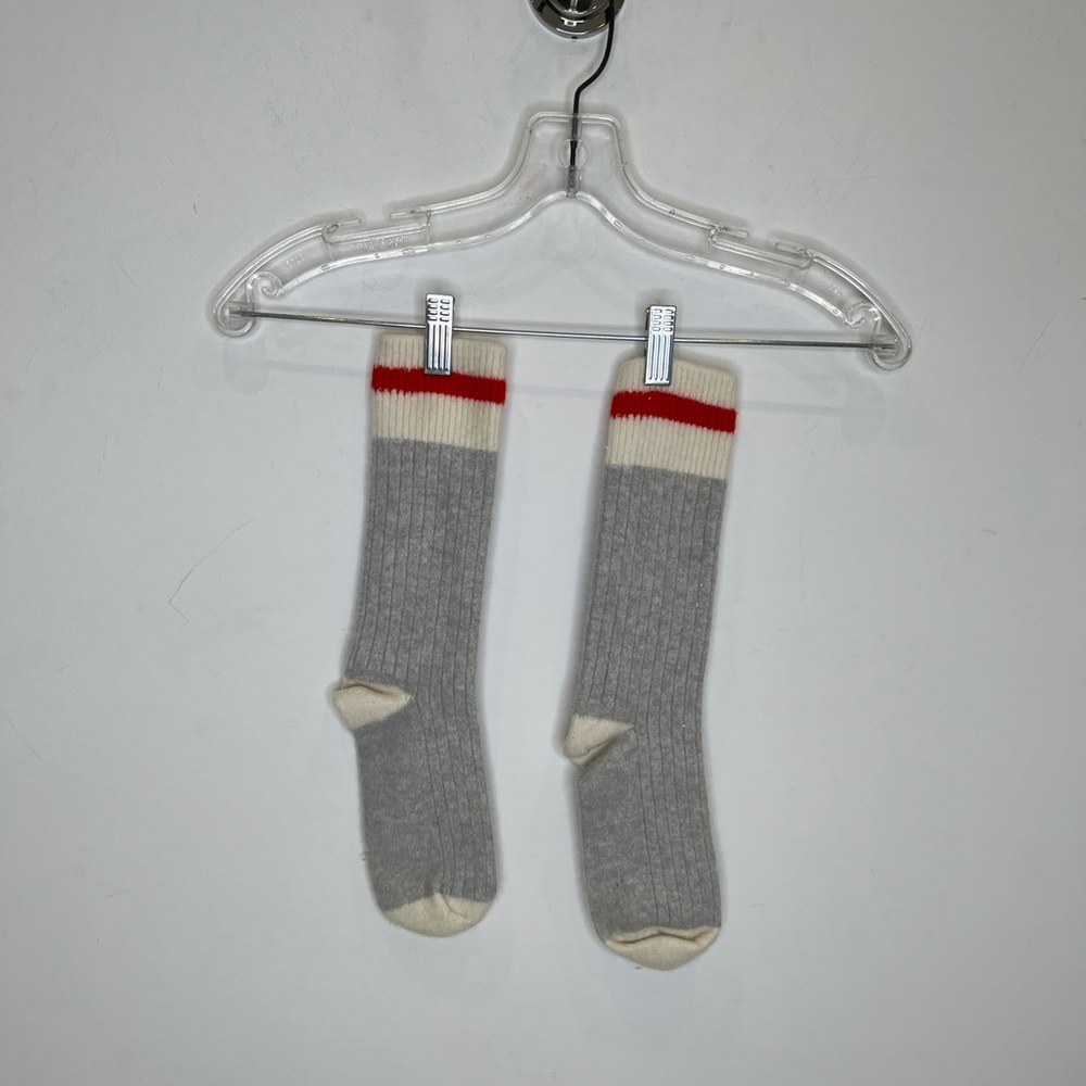 Cashmere cabin style socks.